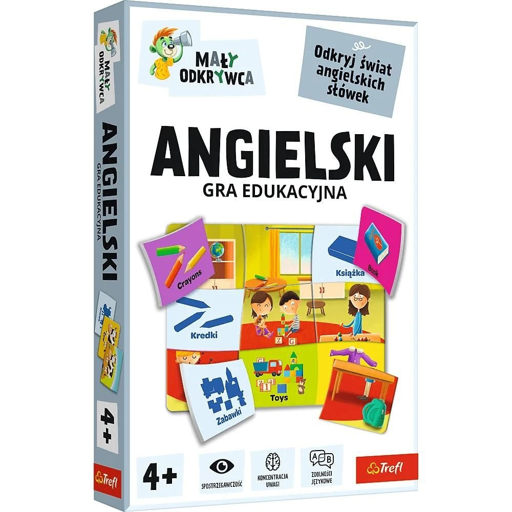 Gra Angielski Mały odkrywca rodzina Treflików 02812