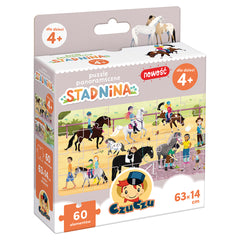 Puzzle 60 panoramiczne Stadnina CzuCzu