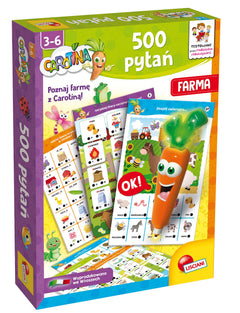 Lisciani Carotina 500 pytań farma 304-PL101283