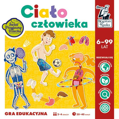 Gra Ciało człowieka Wyd. 2 Kapitan Nauka