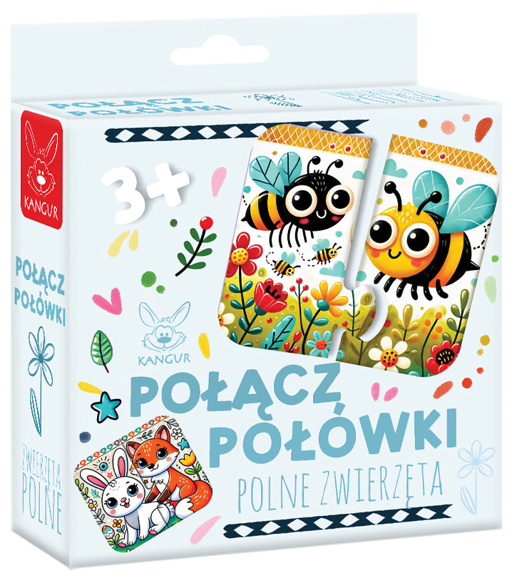 Gra Połącz Połówki Polne Zwierzęta