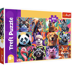 Puzzle 300 Zabawne portrety zwierząt 23030
