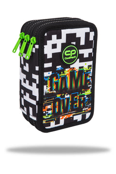 Piórnik 3-komorowy z wyposażeniem Coolpack Jumper 3 game over