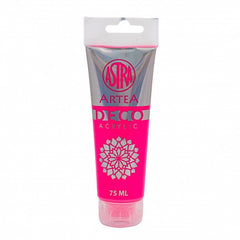 Farba akrylowa Deco Artea 75 ml tuba neonowy różowy