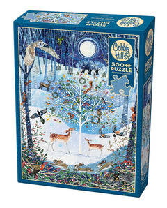 Puzzle 500 Zimowy las 113625