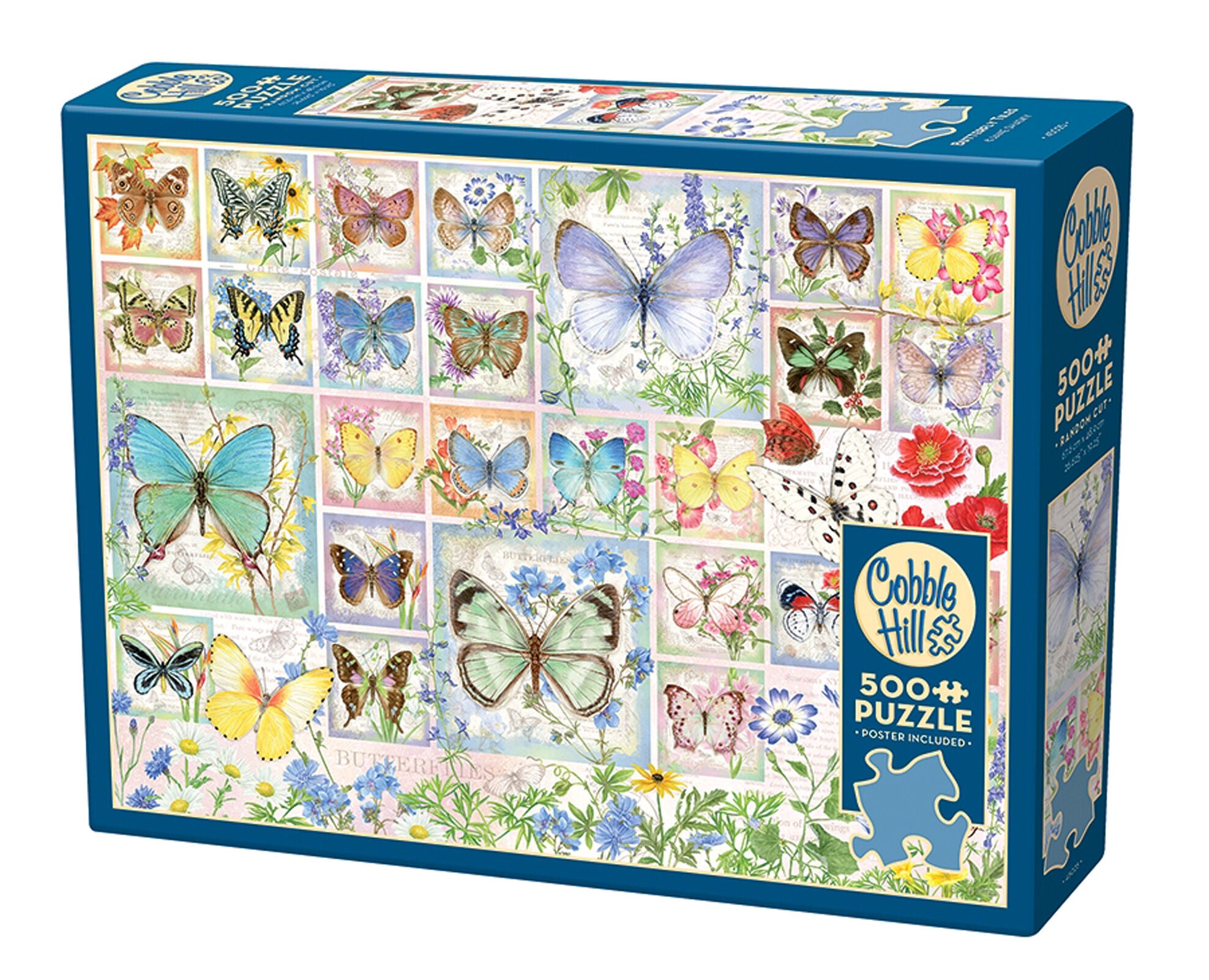 Puzzle 500 Kolorowe motyle 112260