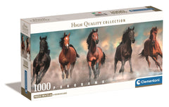 Puzzle 1000 Panorama Compact Horses 39875
