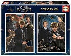 Puzzle 2x500 Fantastyczne Zwierzęta 111553