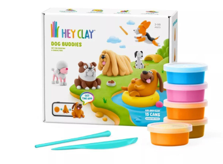 Masa plastyczna Hey Clay Psi przyjaciele HCL15030CEE15