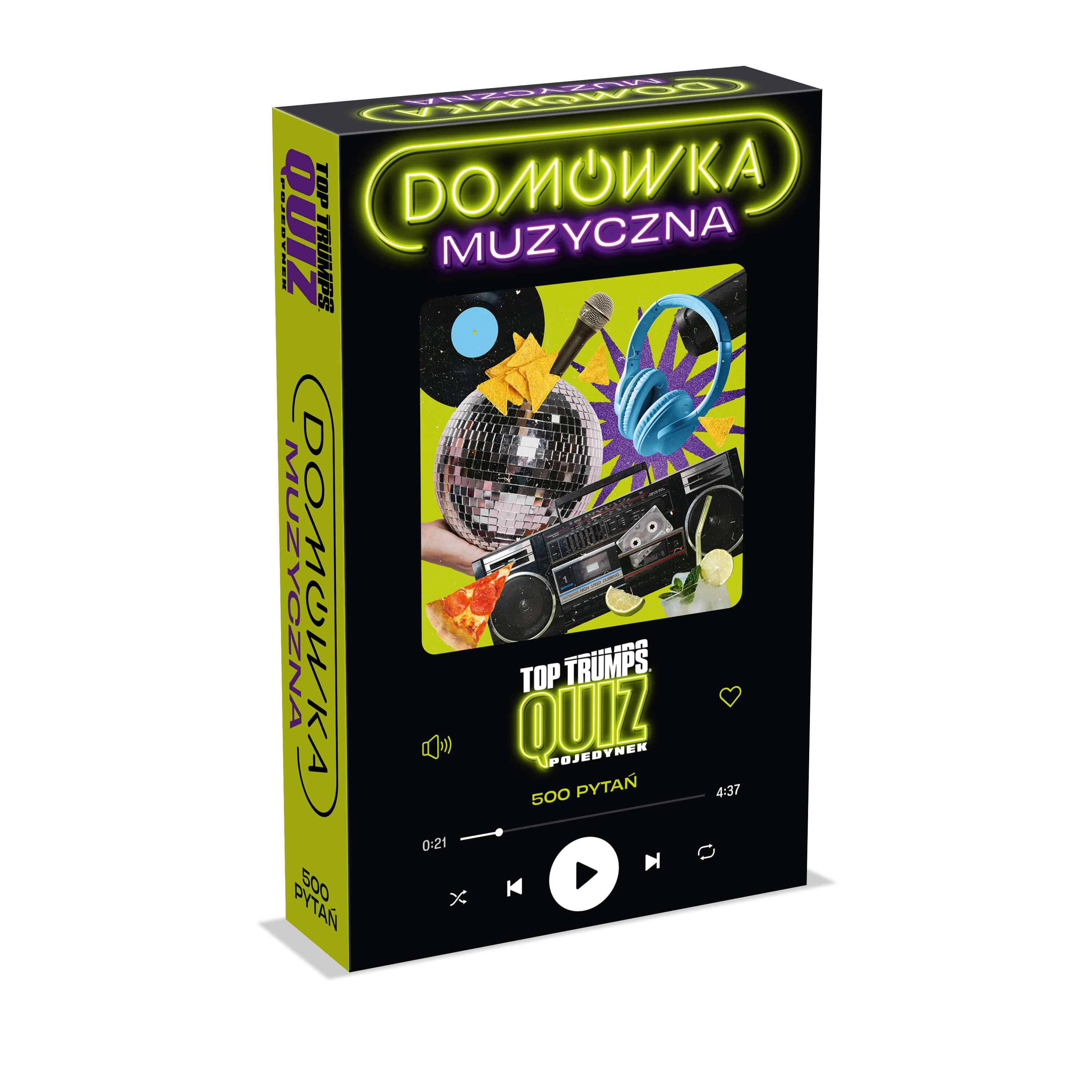 Gra QUIZ BOX Domówka Muzyczna 500 pytań