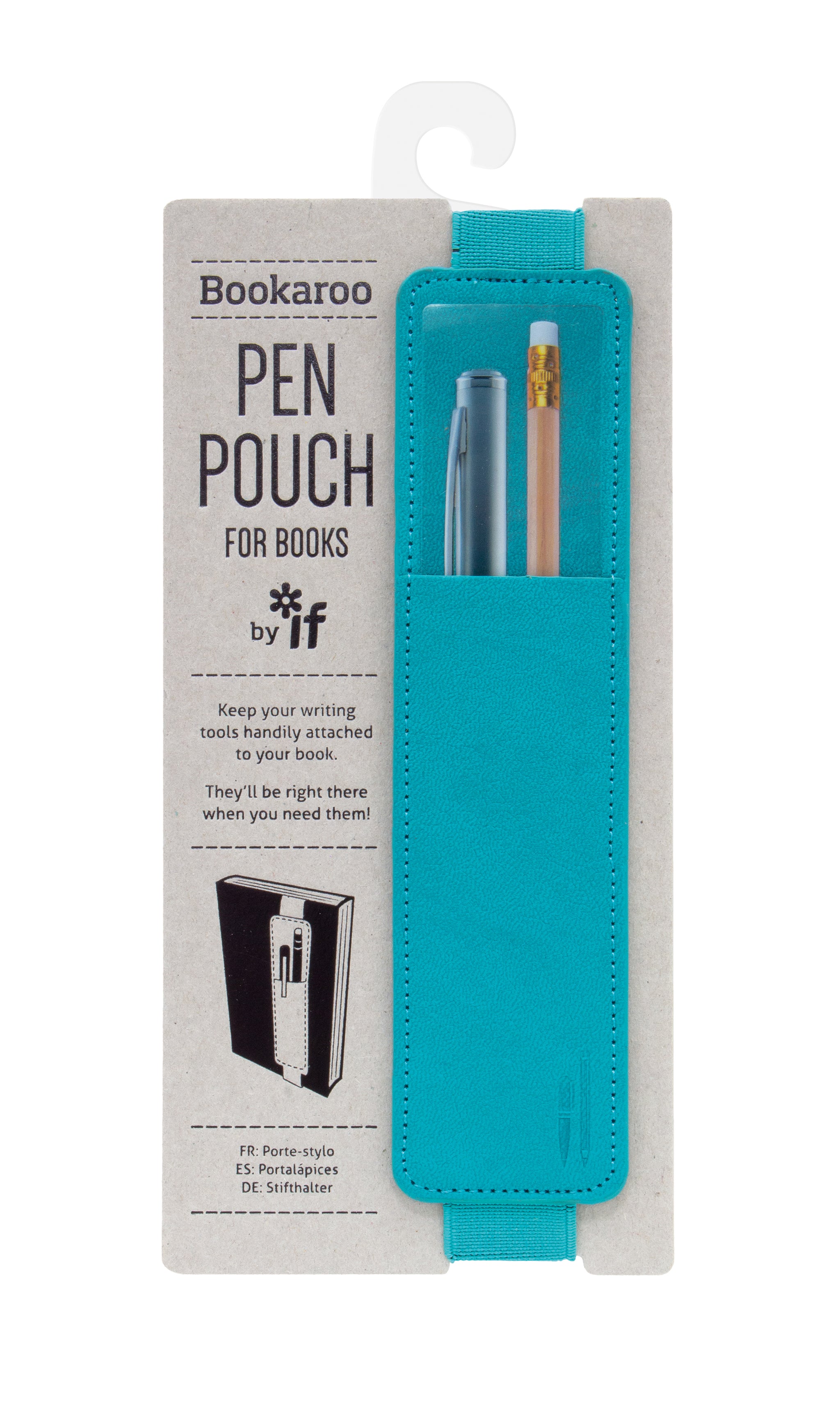 Bookaroo Pen Pouch - uchwyt na długopis turkusowy