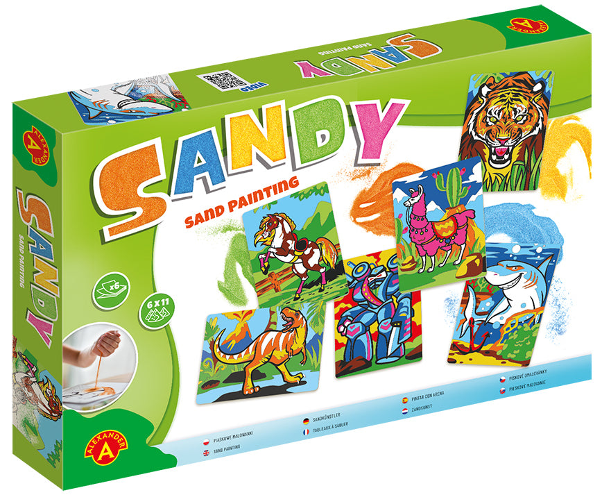 Piaskowe malowanki Sandy 6w1 ZESTAW 1