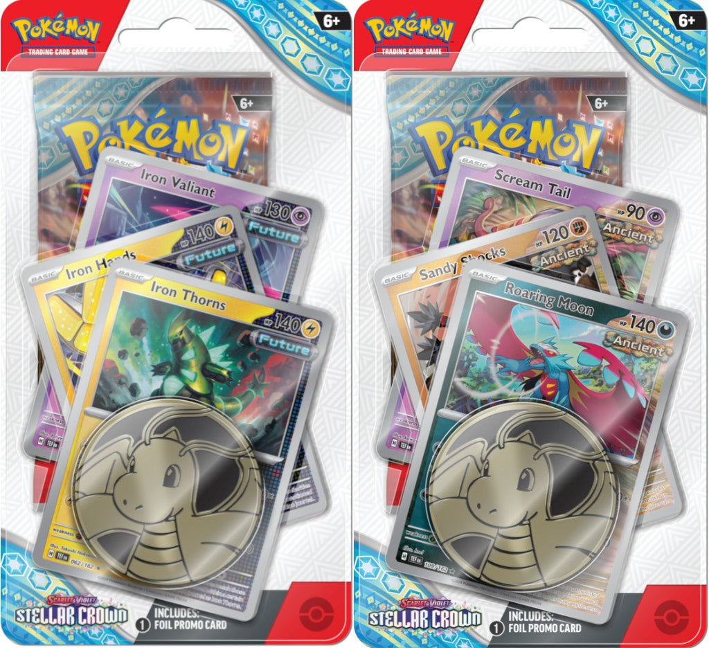 Pokemon TCG Scarlet and Violet Stellar Crowns Premium Checklane blister 1szt.mix