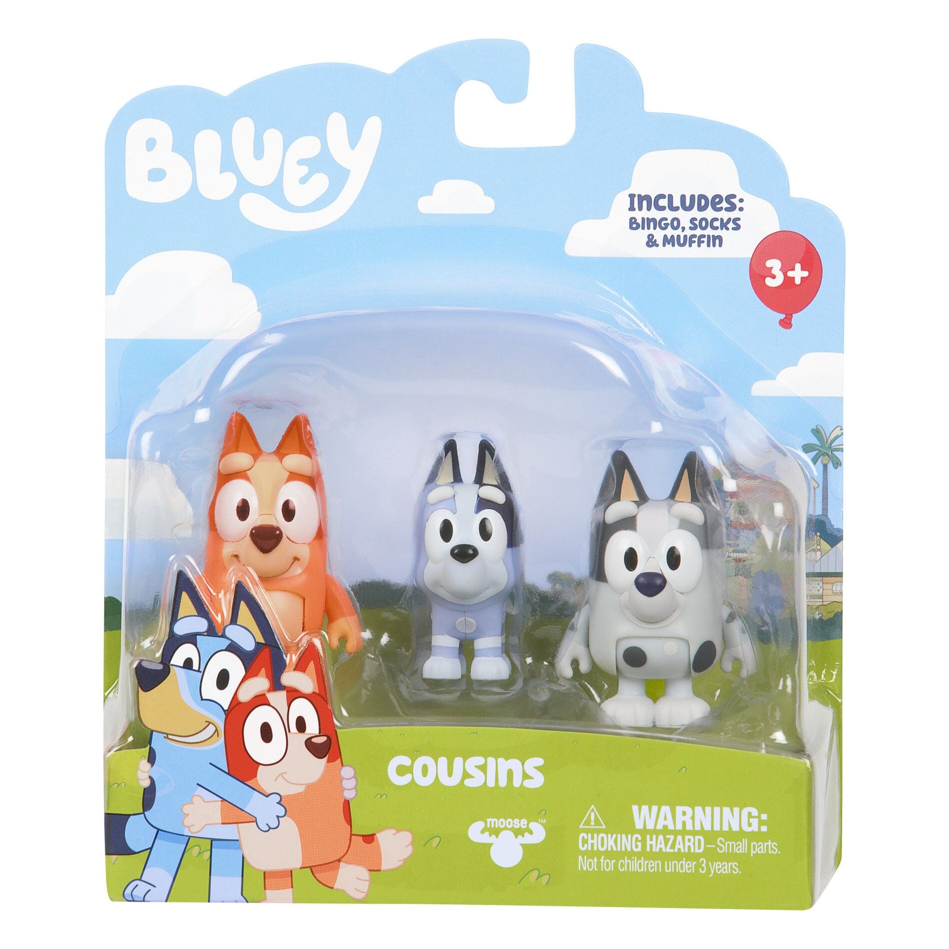 Figurki kuzyni Bluey BLU13040 2pak