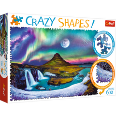 Puzzle 600 Crazy Shapes Zorza nad Islandią 11114