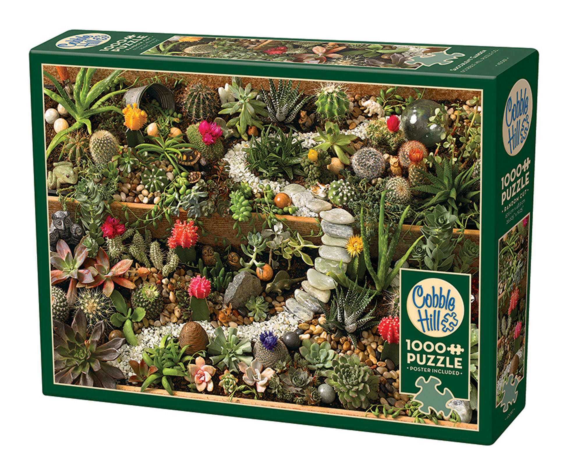 Puzzle 1000 Sukulenty w ogrodzie 112205
