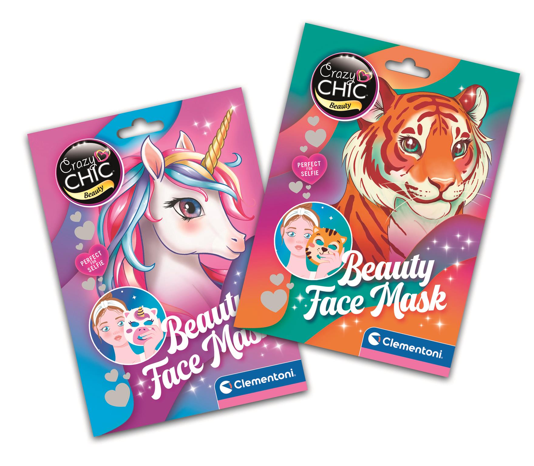 Maseczki do twarzy Crazy Chic 18269 1szt.mix