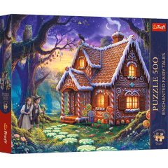 Puzzle 500 Trefl Premium Plus Enchanted Fairy Tales Jaś i Małgosia 37633