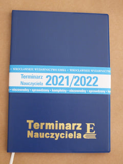 Terminarz Nauczyciela 2021/2022 Emka broszura niebieski