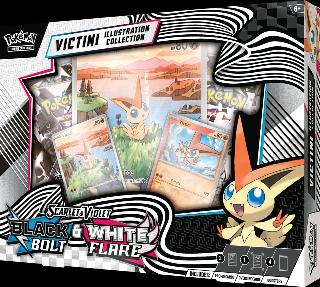 Pokemon TCG: Scarlet & Violet - White Flare & Black Bolt - Unova Victini Illustration Collection