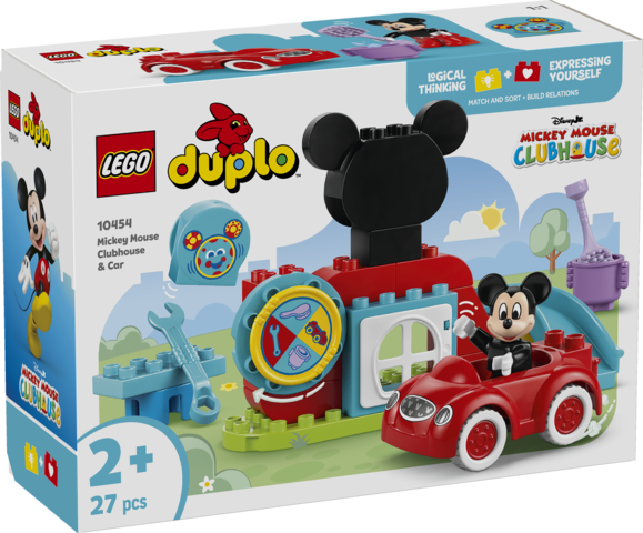 LEGO Duplo Disney TM Klub przyjaciół Myszki Miki i samochód 10454