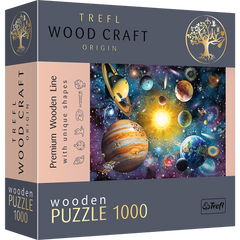 Puzzle 1000 drewniane Podróż po Układzie Słonecznym 20177