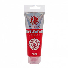 Farba akrylowa Deco Artea 75 ml tuba jasny czerwony
