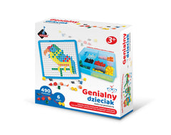 Genialny dzieciak twórcza geometria mozaika 490 elementów 101002