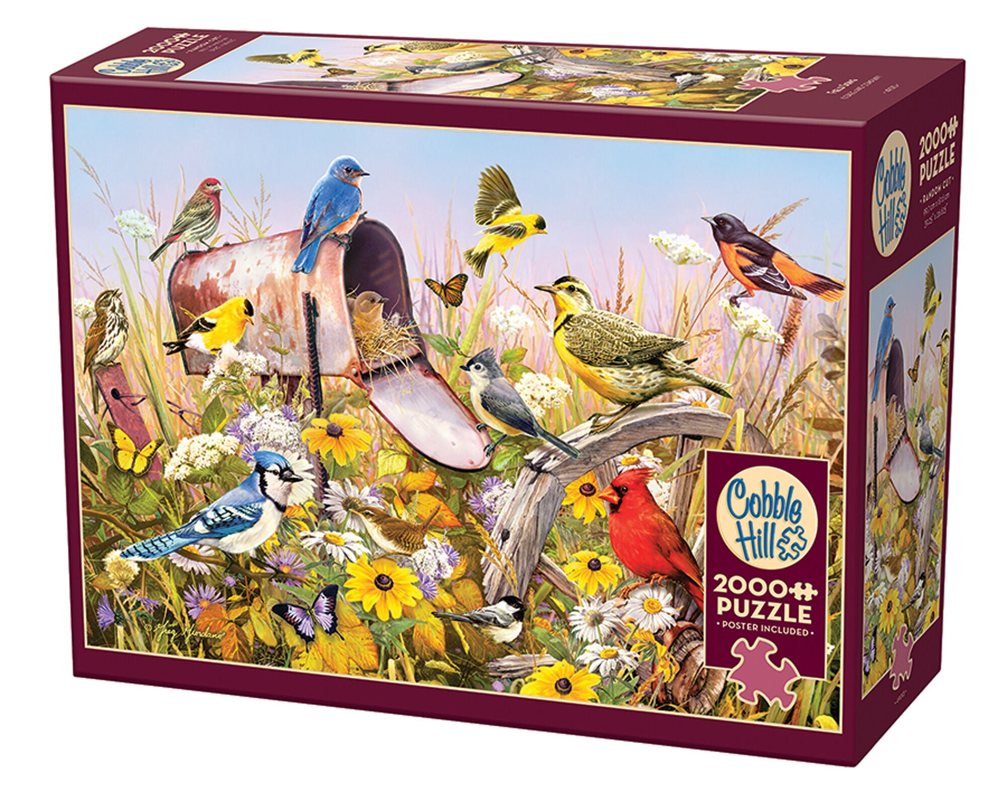 Puzzle 2000 Śpiew ptaków polnych 112183