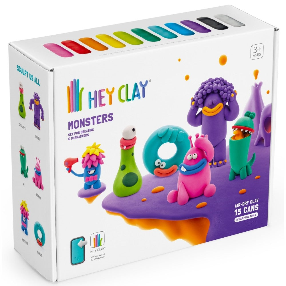 Masa plastyczna Hey Clay Potwory HCL15018