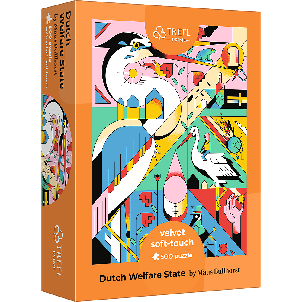 Puzzle 500  Velvet Soft Touch Dutch Welfare State by Maus Bullhorst 37420