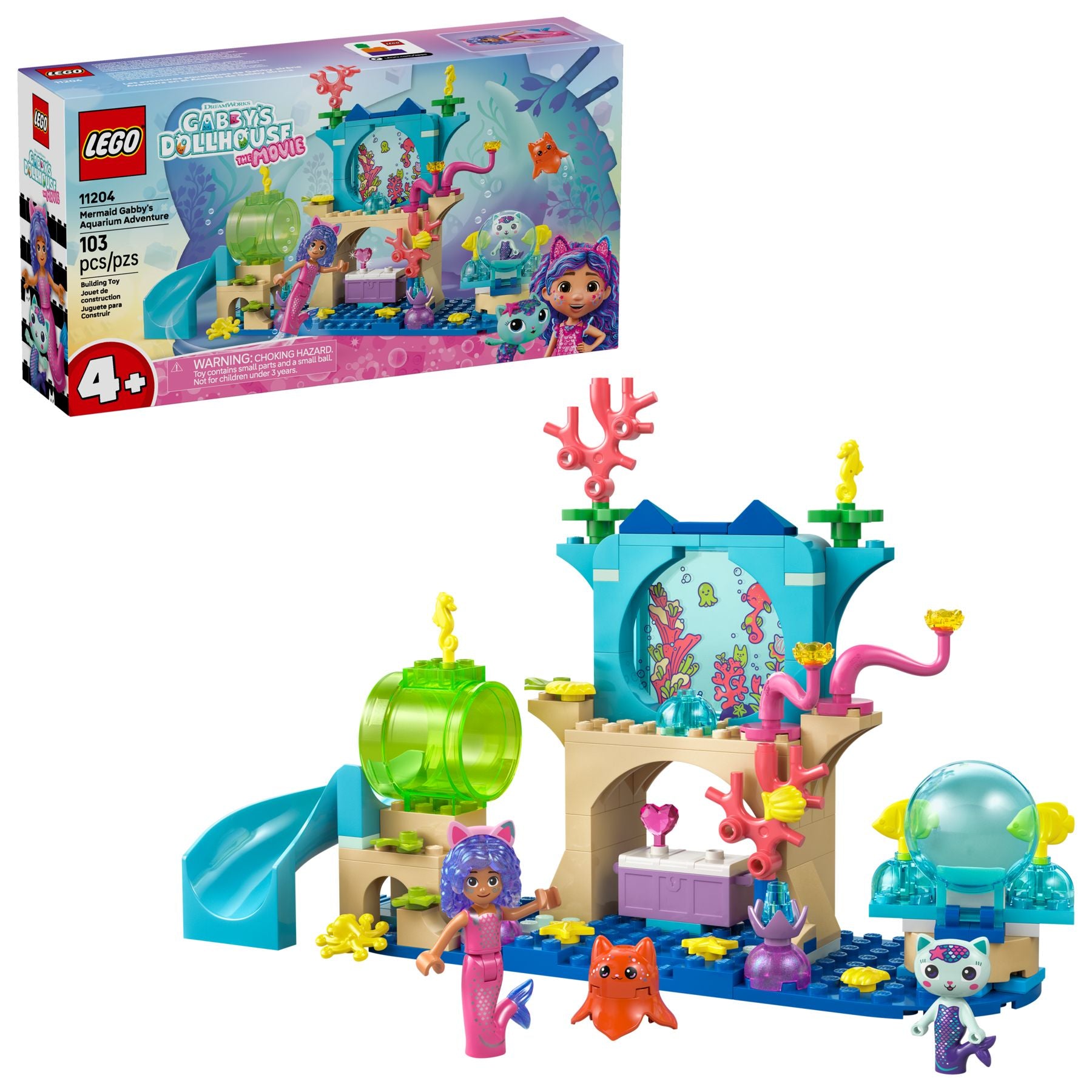 LEGO Koci domek Gabi Podwodna przygoda syrenki Gabi 11204