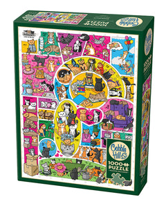 Puzzle 1000 Śmieszne koty 112235