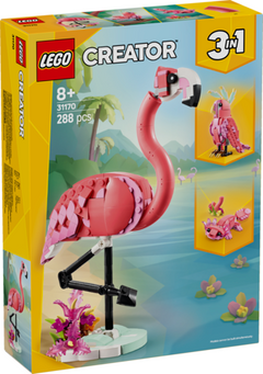 LEGO Creator 3w1 Dzikie zwierzęta różowy Flaming 31170