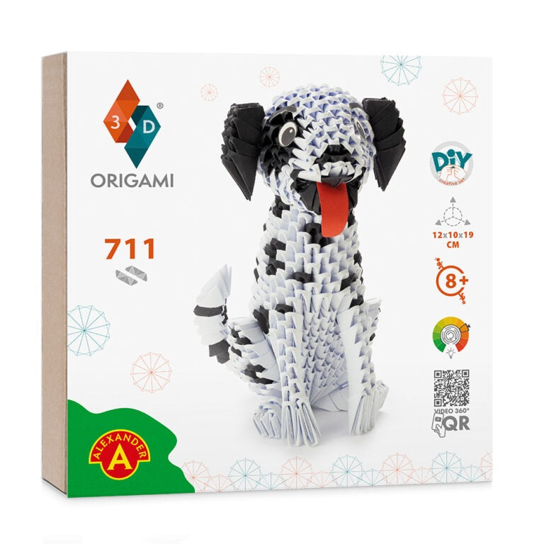 Origami 3D Dalmatyńczyk