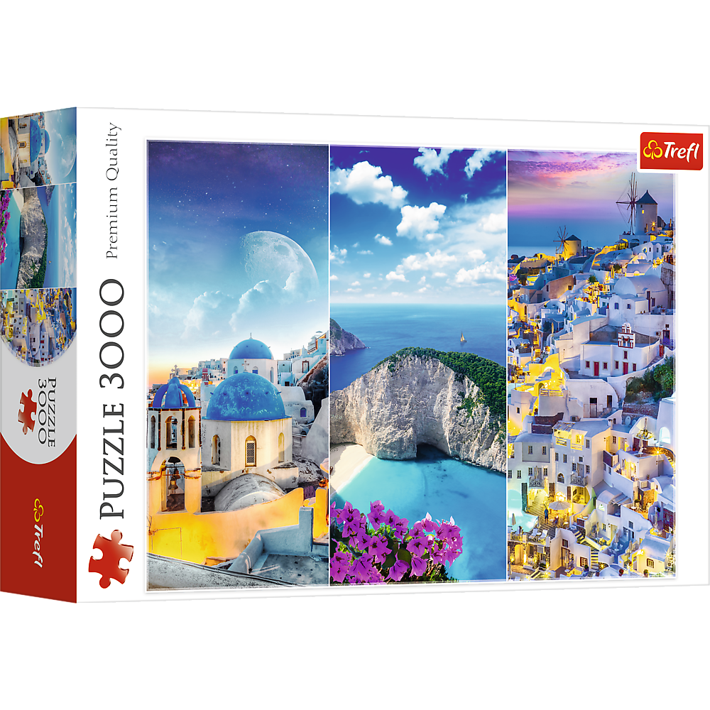 Puzzle 3000 Greckie wakacje 33073