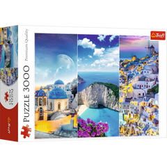 Puzzle 3000 Greckie wakacje 33073