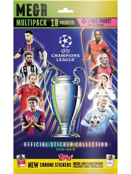 UEFA Champions League 2024/25 naklejki mega multipack
