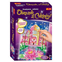Cekinowy obrazek tadż mahal