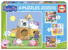 Puzzle 4w1 Świnka Peppa 113786