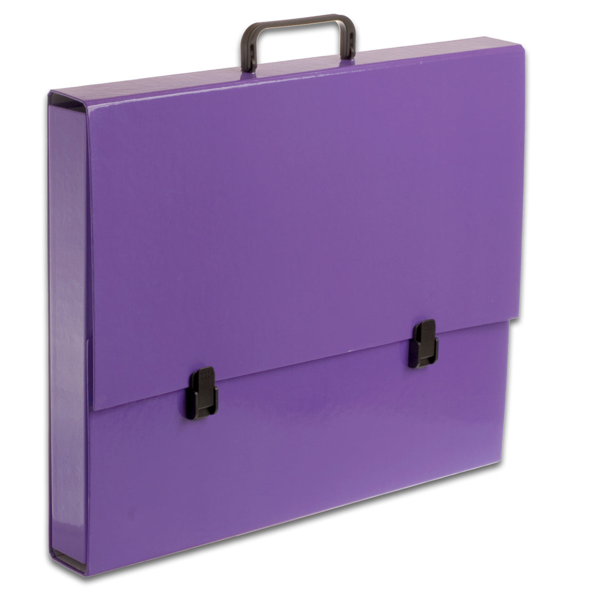 Teczka z rączką A3 5 cm Penmate fioletowa pastelowa