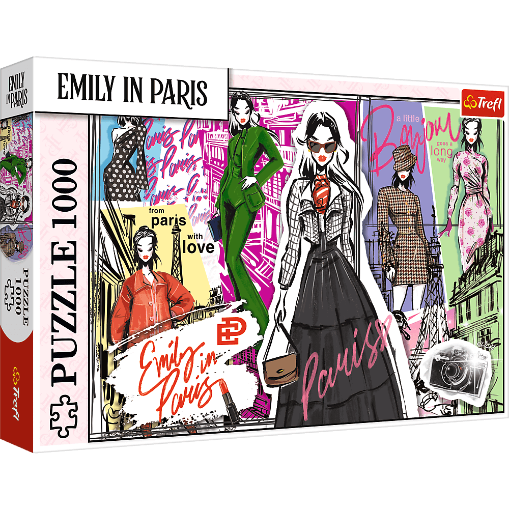Puzzle 1000 Emily w Paryżu Modowe Inspiracje 10967