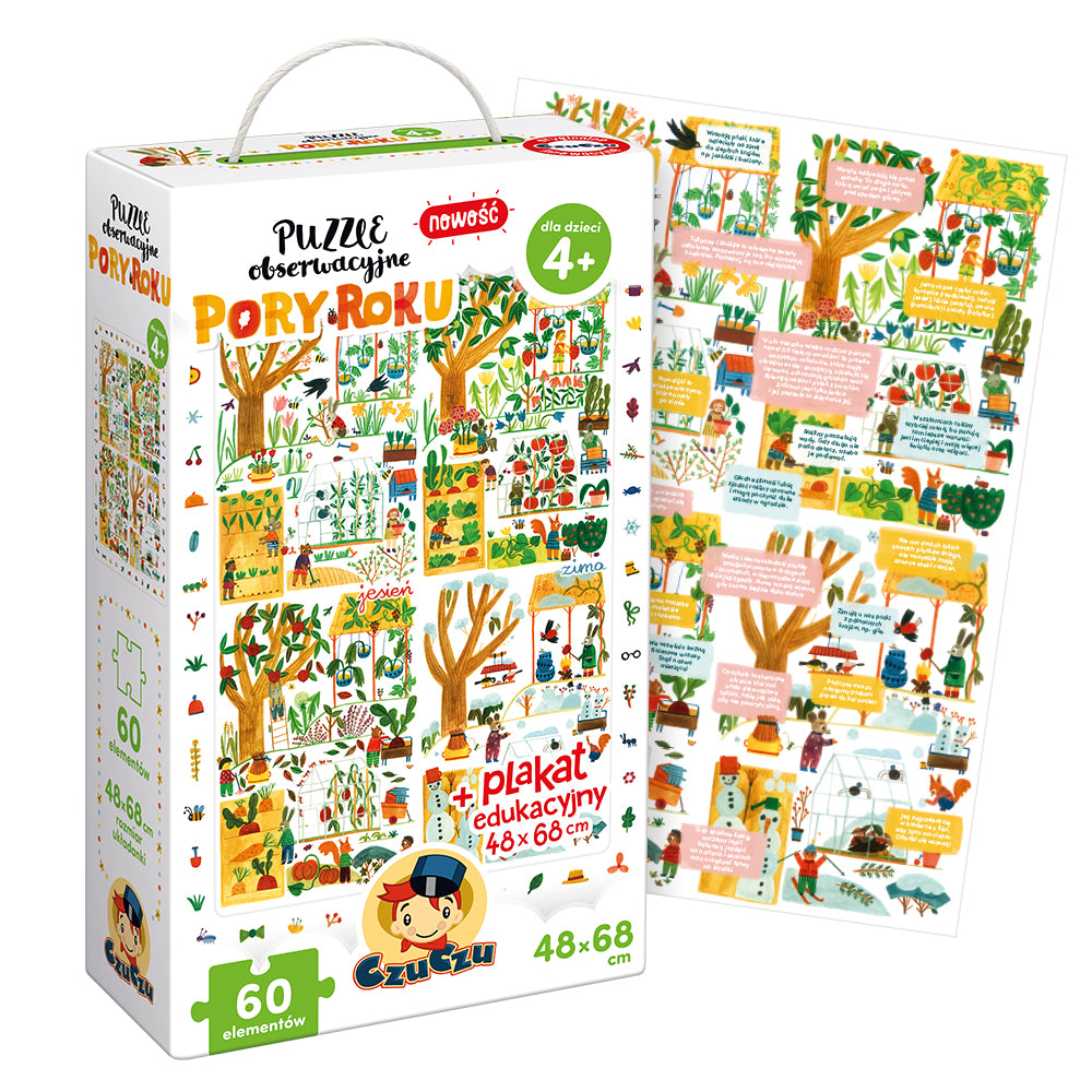 Puzzle 60 Obserwacyjne pory roku CzuCzu