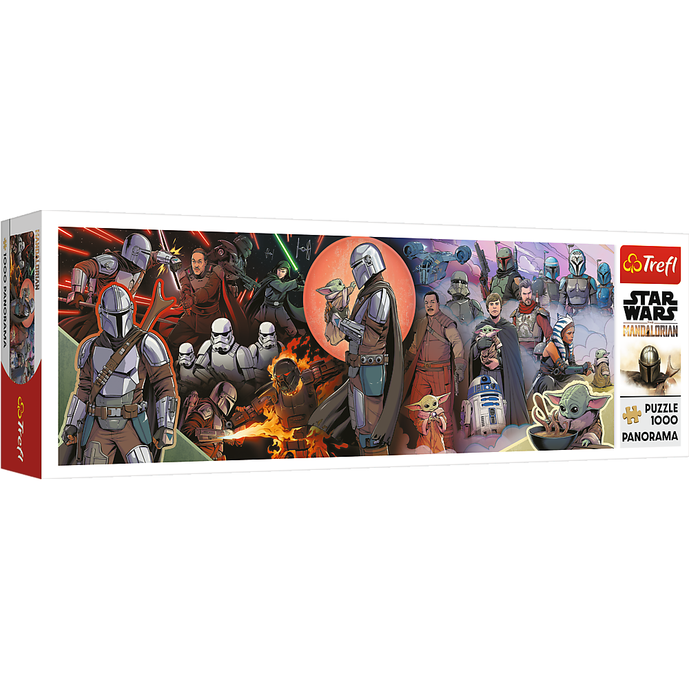 Puzzle 1000 pnoramiczne Przygody Mandaloriana Lucasfilm Star Wars The Mandalorian 29052