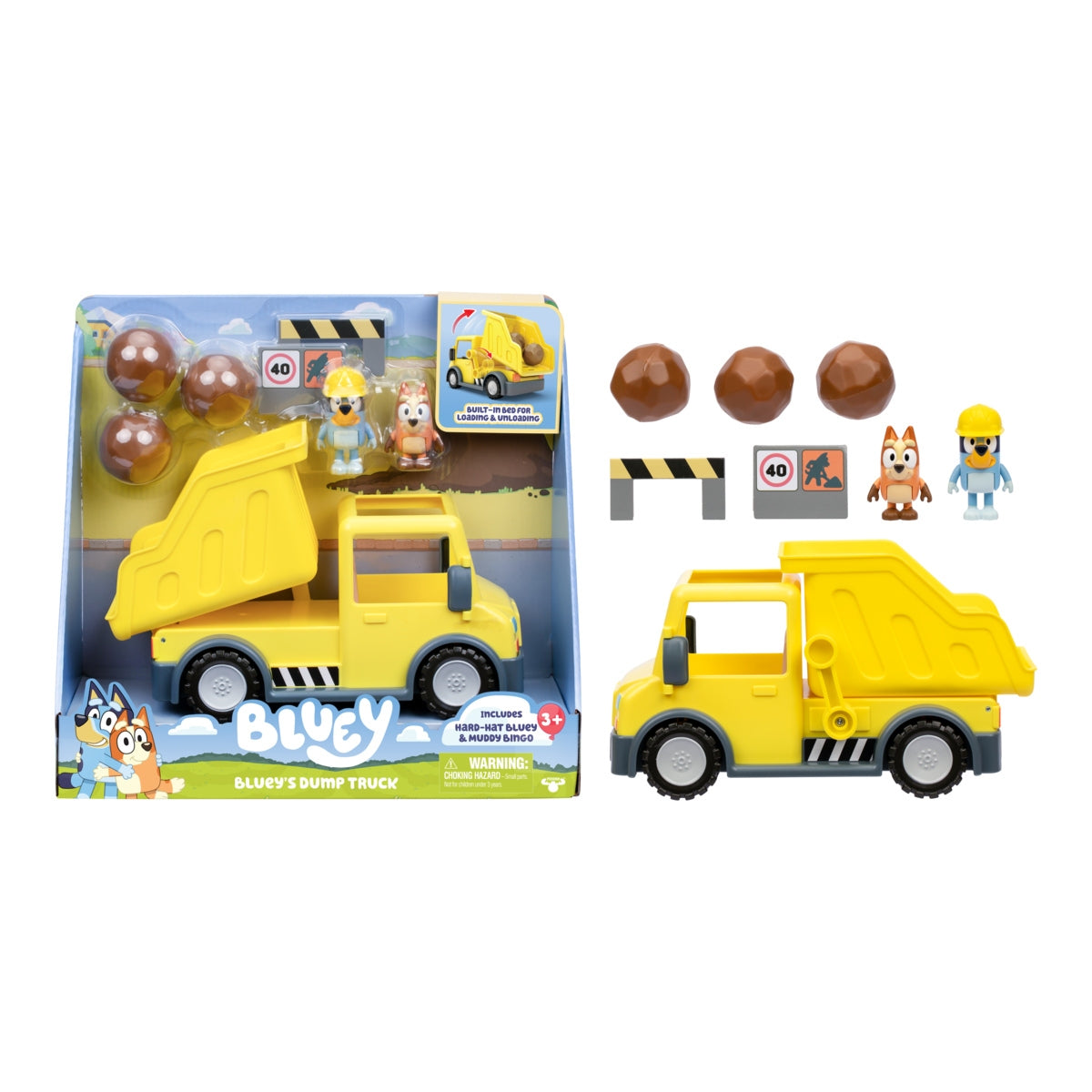Wywrotka Bluey z figurkami BLU17673