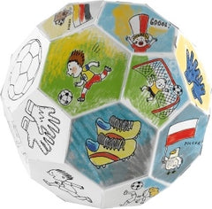 Piłka nożna kolorowanka XXL 3d