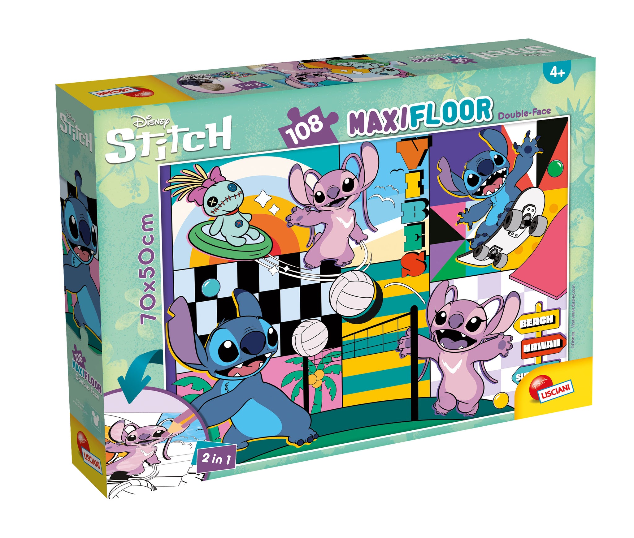 Lisciani Disney Puzzle 108 Maxi Floor Stitch 304-109777