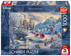 Puzzle 1000 PQ T. Kinkade Piękna i Bestia Disney 109413
