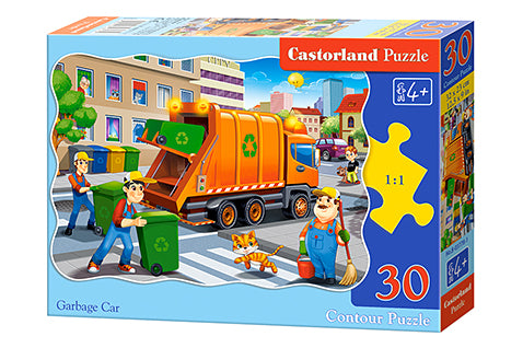 Puzzle 30 Śmieciarka B-03778
