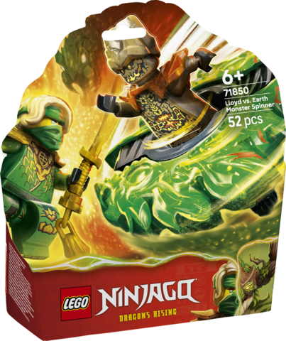 LEGO Ninjago Lloyd kontra ziemny potwór na spinnerze 71850